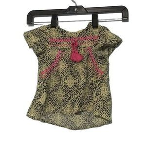 Jessica Simpson Baby Dress Geometric Embroidery 9-12M